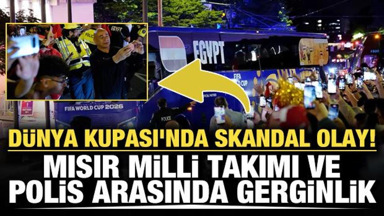 D&uuml;nya Kupası'nda skandal olay! Mısır Milli Takımı ve polis arasında gerginlik