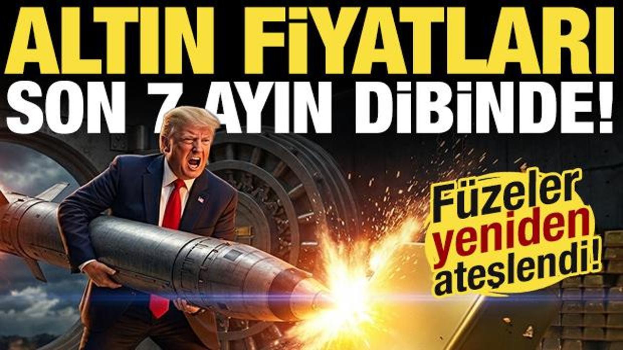 F&uuml;zeler yine ateşlendi! Altın fiyatlarında şok &ccedil;ekilme! Son 7 ayın dibini g&ouml;rd&uuml;...