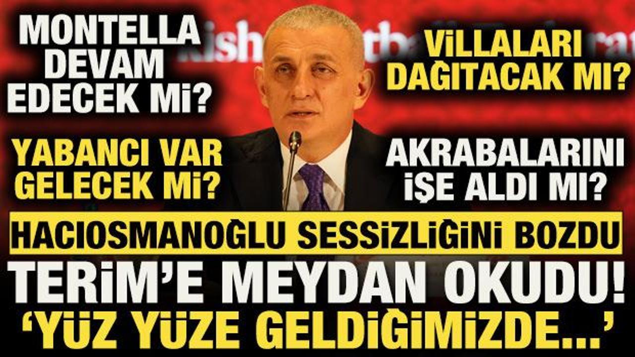 İbrahim Hacıosmanoğlu Fatih Terim'e meydan okudu! 'Y&uuml;z y&uuml;ze geldiğimizde...'