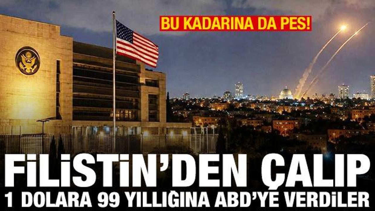 İsrail, Filistinlilerden &ccedil;aldığı araziyi 1 dolara 99 yıllığına ABD'ye verdi