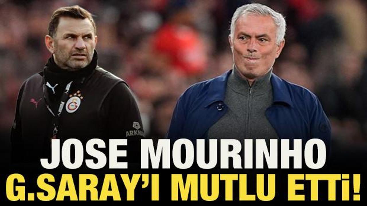 Jose Mourinho Galatasaray'ı mutlu etti!