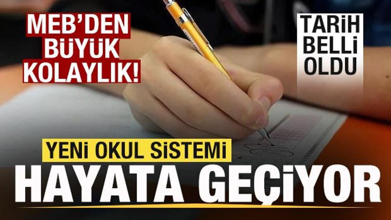 MEB’den büyük kolaylık! Yeni okul sistemi 10 Temmuz’da hayata geçiyor