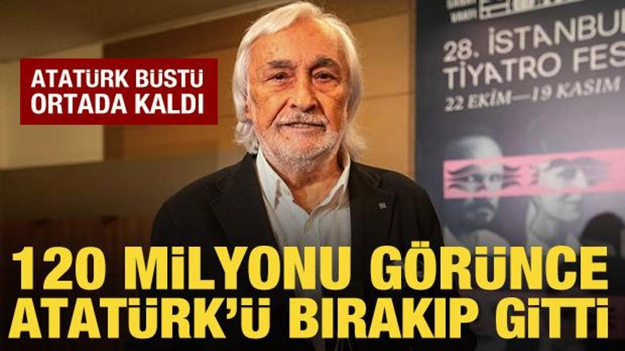 M&uuml;jdat Gezen, 120 milyonu g&ouml;r&uuml;nce Atat&uuml;rk'&uuml; bırakıp gitti