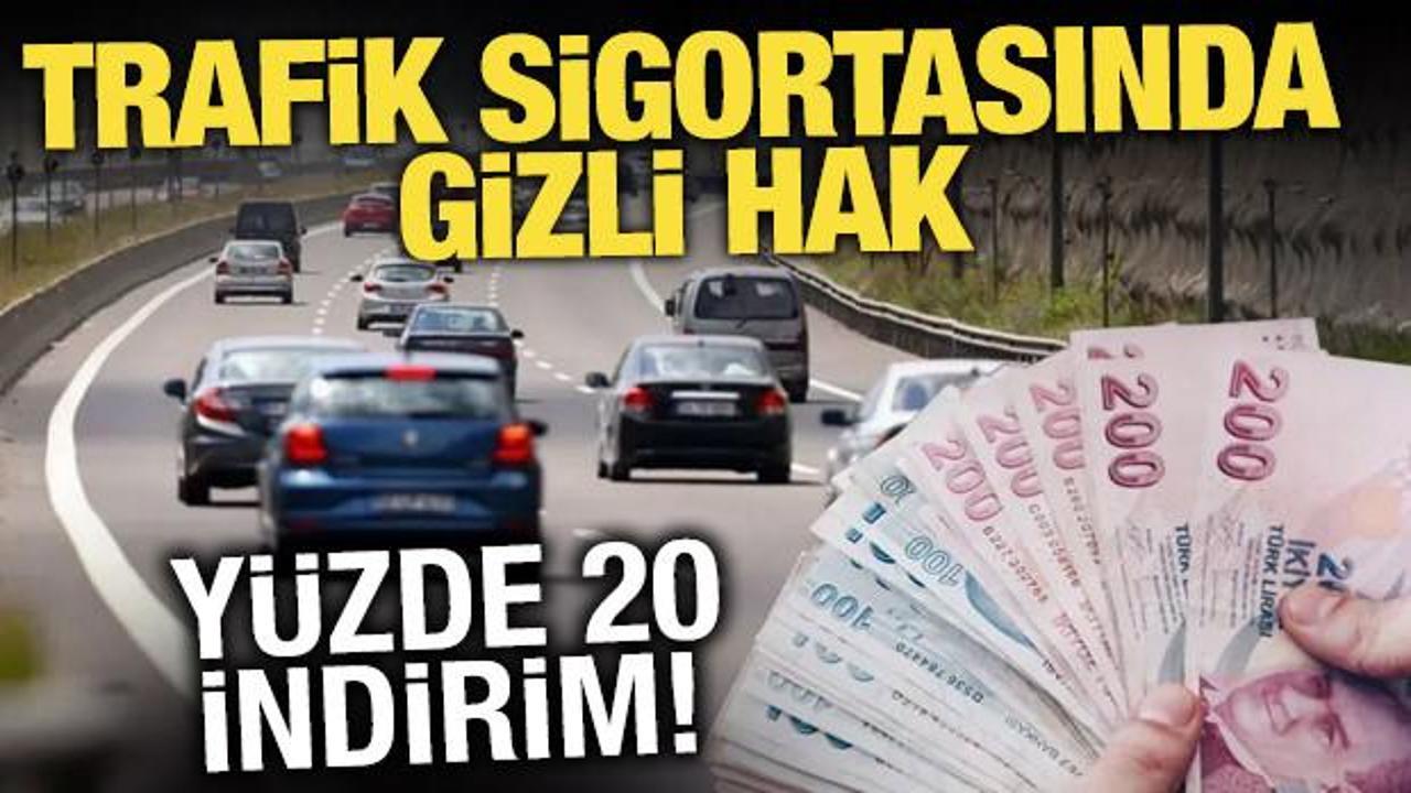 Trafik sigortasında gizli hak: Y&uuml;zde 20 indirim var, hemen kontrol edin!