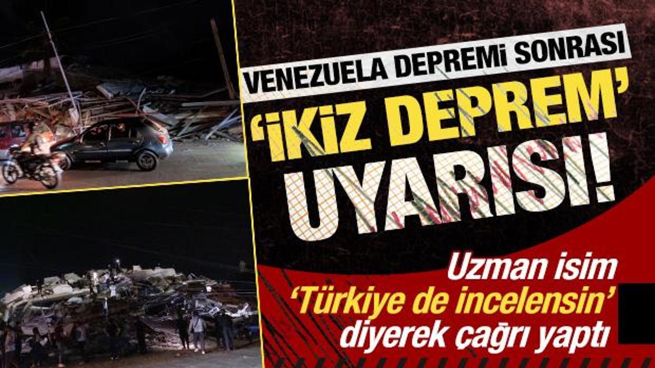 Venezuela depremi sonrası uzman isimden 'ikiz deprem' uyarısı:  'T&uuml;rkiye de incelensin'