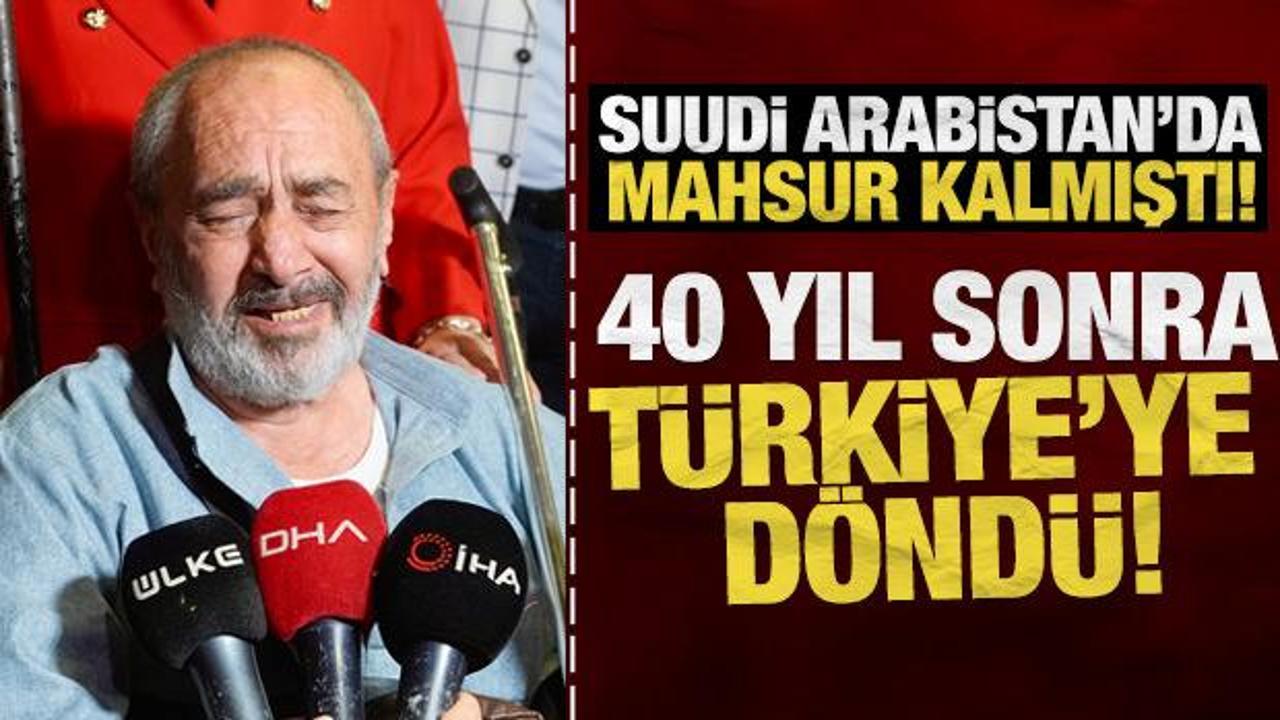 40 yıllık hasret bitti! Türk vatandaşı Ali Baybaş, Türkiye’ye getirildi