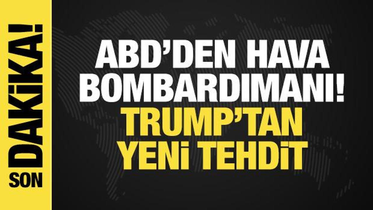ABD’den İran’a hava saldırısı! Trump’tan yeni tehdit ABD’den İran’a hava saldırısı! Trump’tan yeni tehdit