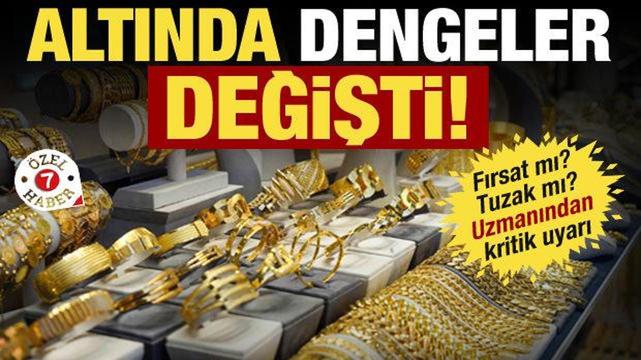 Altın fiyatlarında d&uuml;ş&uuml;ş s&uuml;recek mi? Uzman isimden kritik uyarı!