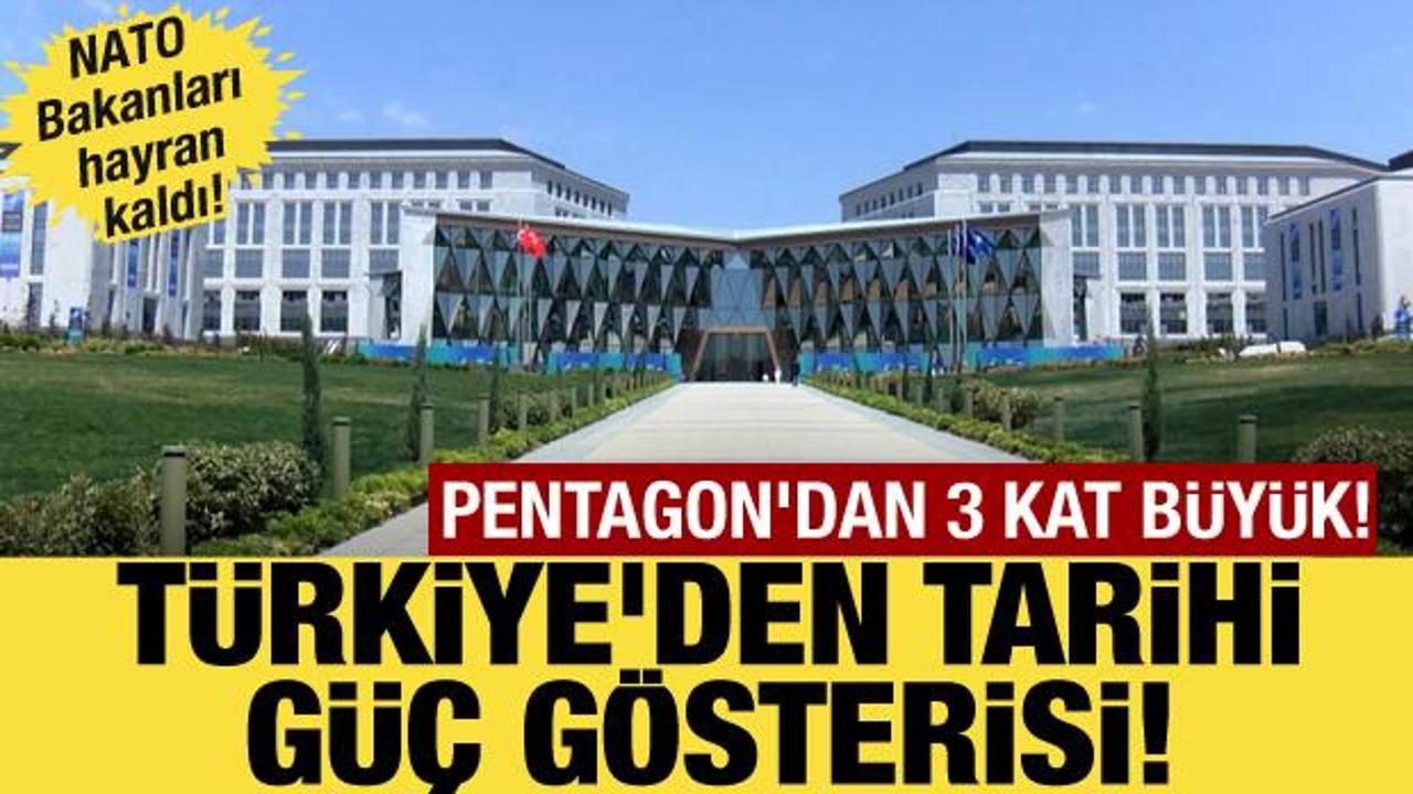 Ay Yıldız Karargahı, Pentagon'un 3 katı b&uuml;y&uuml;kl&uuml;ğ&uuml;nde! İlk kez g&ouml;r&uuml;nt&uuml;lendi