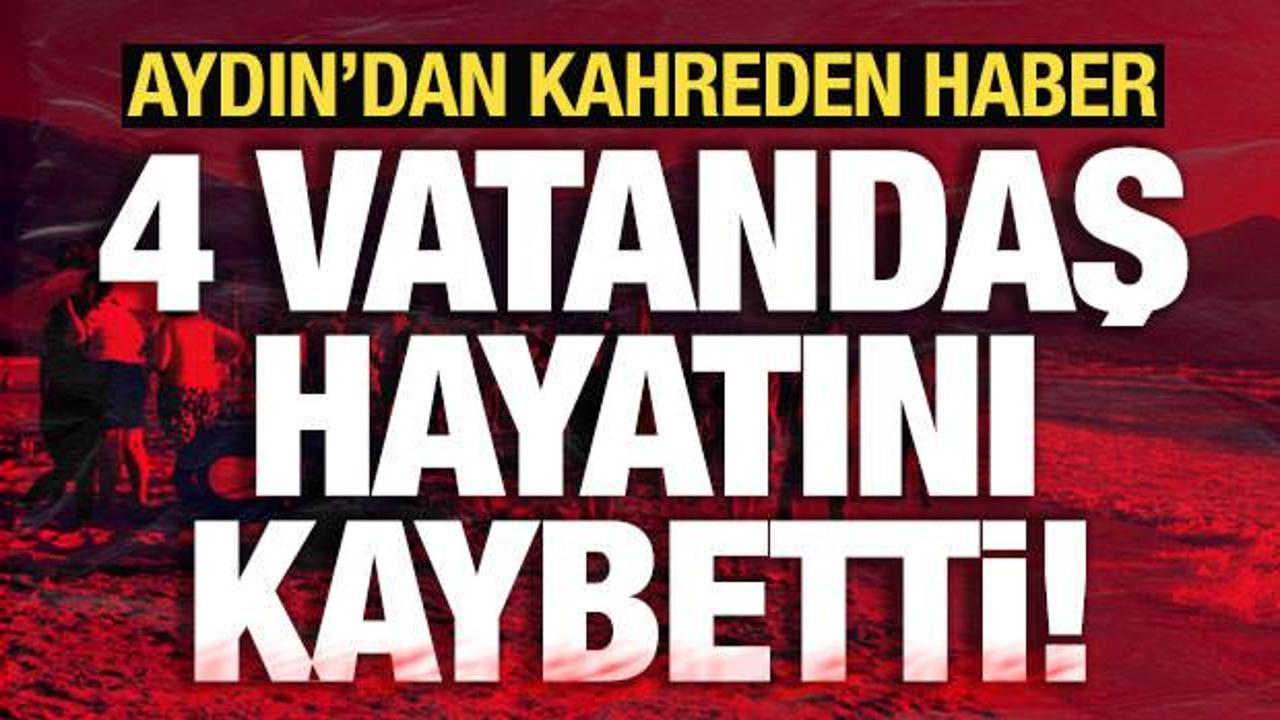 Aydın’dan kahreden haber: 4 vatandaş hayatını kaybetti! Aydın’dan kahreden haber: 4 vatandaş hayatını kaybetti!