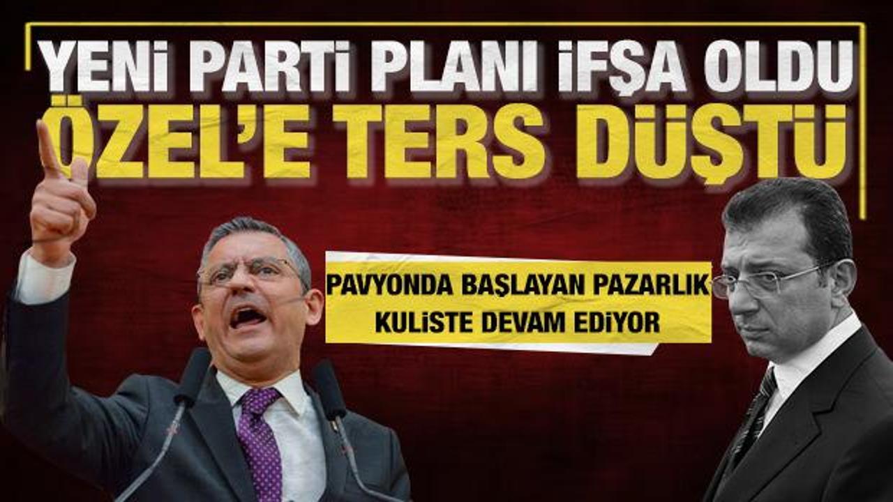 B&ouml;l&uuml;nmeye geri sayım başladı: &Ouml;zel ve İmamoğlu imzalı yeni parti kurulmadan fikir ayrılığı