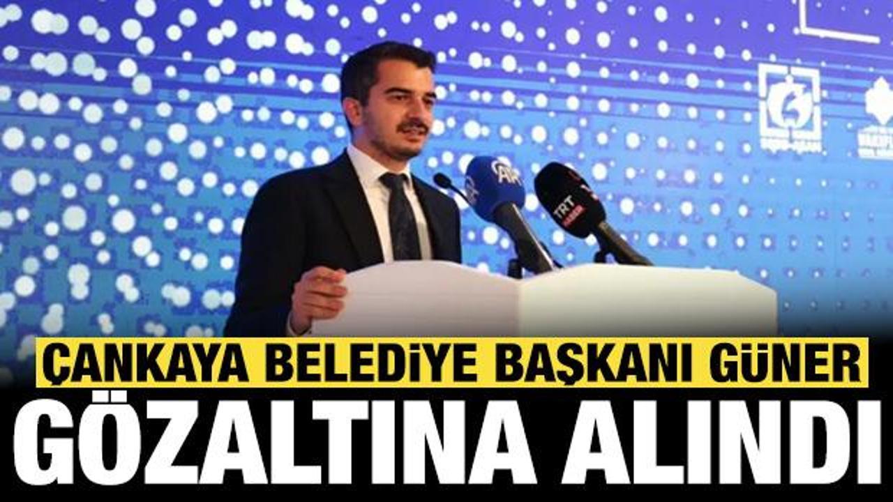 &Ccedil;ankaya Belediye Başkanı G&uuml;ner havalimanında g&ouml;zaltına alındı!