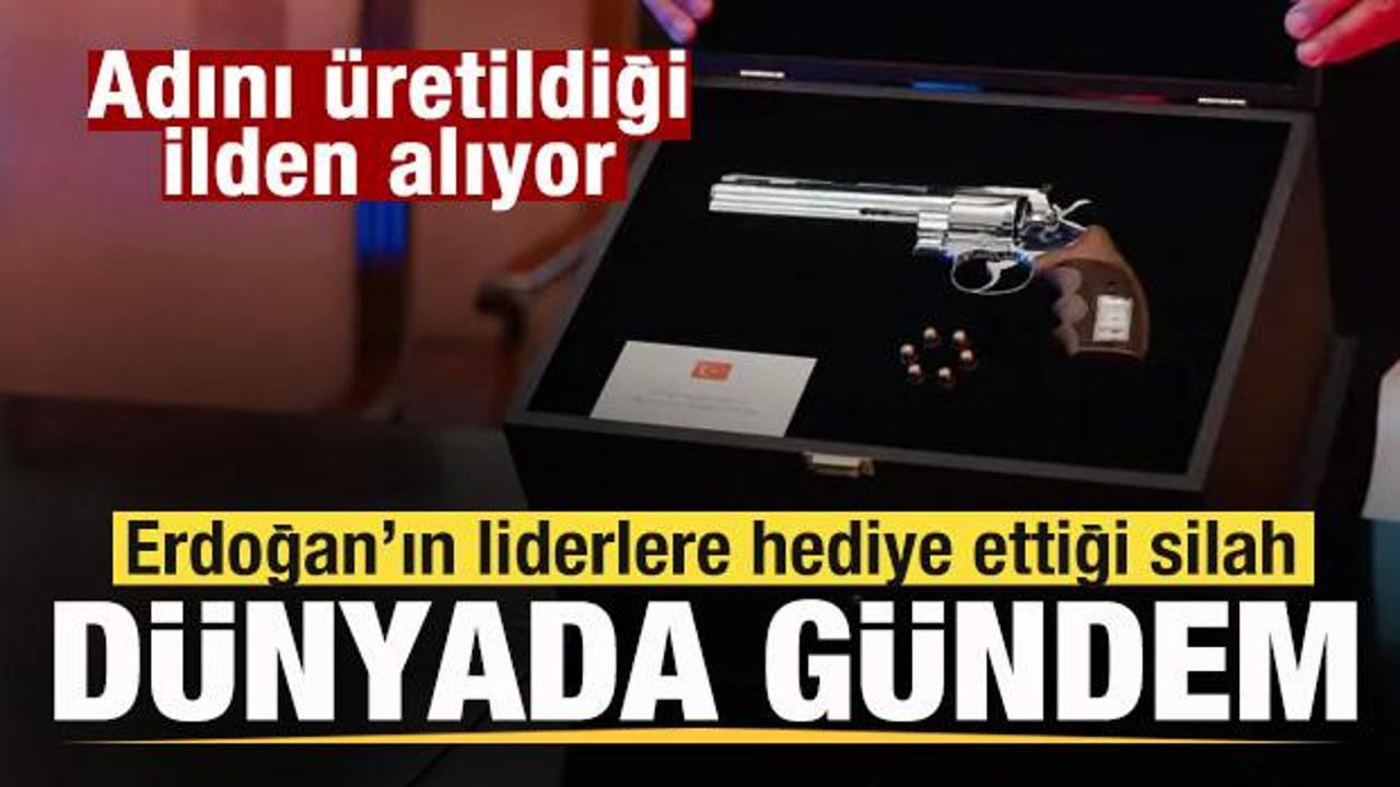 Erdoğan'ın NATO'da hediye ettiği silah d&uuml;nyanın g&uuml;ndeminde! Adını &uuml;retilen ilden alıyor