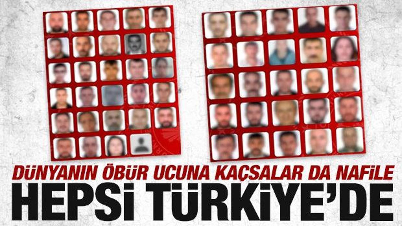 Firariler i&ccedil;in ka&ccedil;acak yer kalmadı: 12 &uuml;lkeden 54 su&ccedil;lu T&uuml;rkiye'ye iade edildi