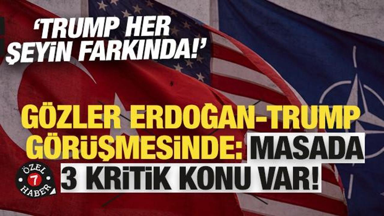 G&ouml;zler Erdoğan-Trump g&ouml;r&uuml;şmesinde: CAATSA yaptırımlarında d&uuml;ğ&uuml;m &ccedil;&ouml;z&uuml;lebilir!