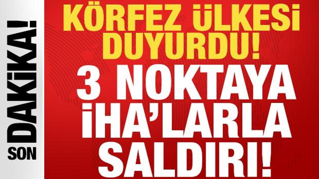 K&ouml;rfez &uuml;lkesi son dakika duyurdu: 3 sınır noktası İHA'larla vuruldu!