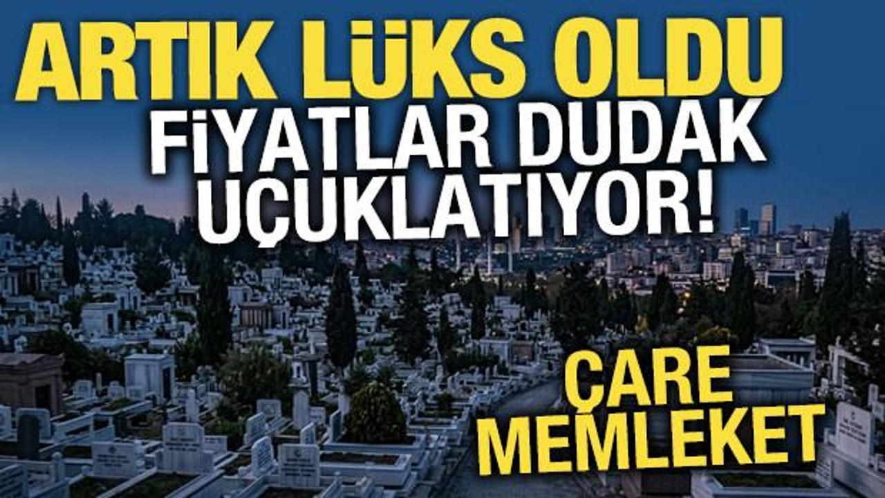 Megakentte boş mezar yeri fiyatları 334 bin TL'yi aşarak rekor kırdı