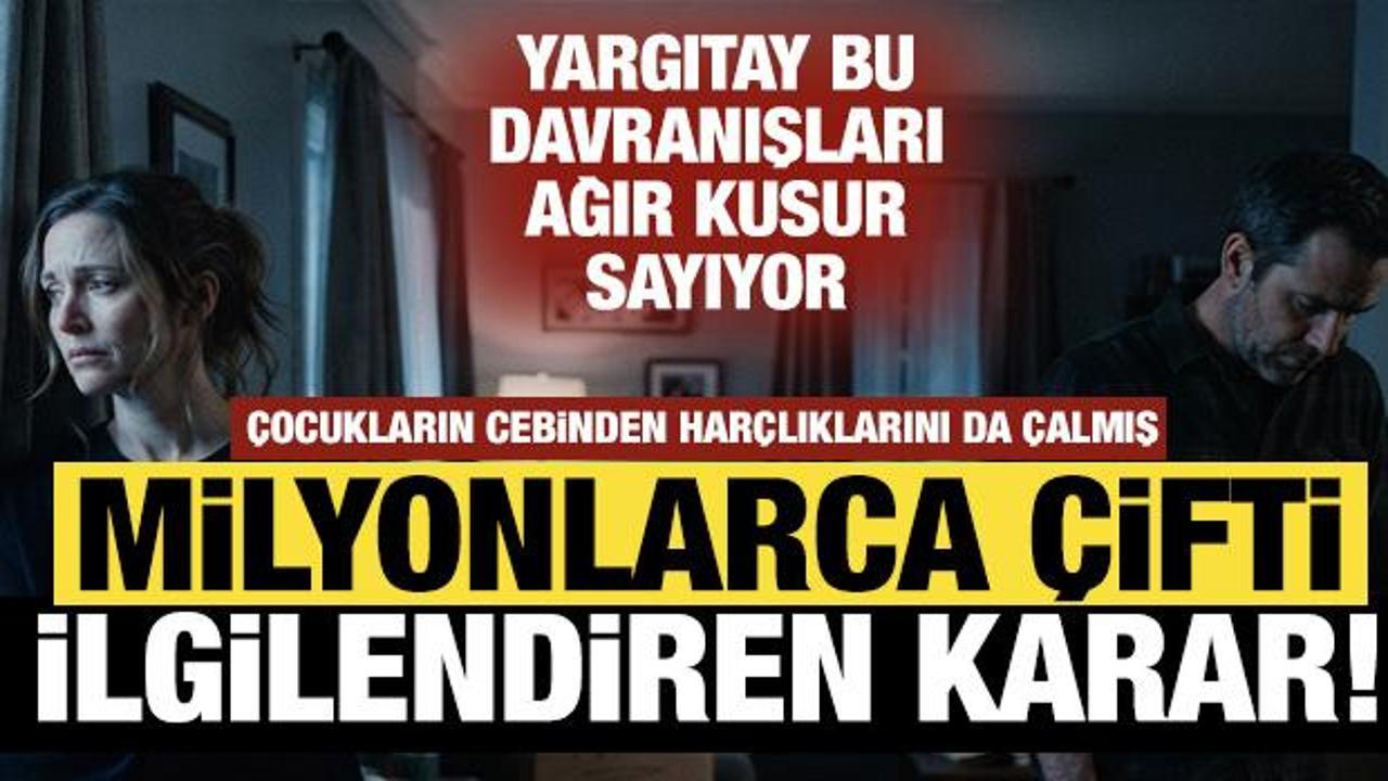Milyonlarca &ccedil;ifti ilgilendiren karar! Yargıtay bu davranışları ağır kusur sayıyor
