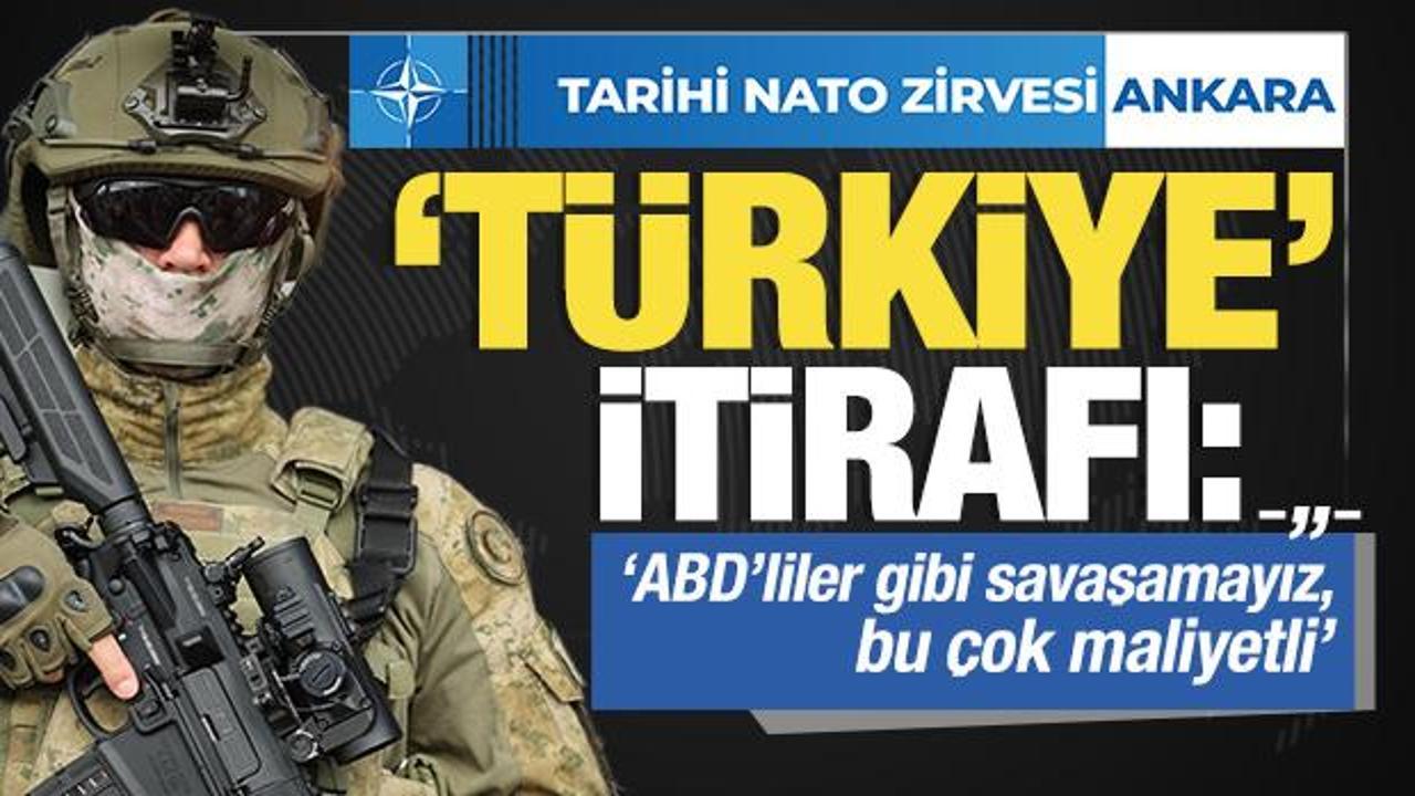 NATO zirvesinden 'T&uuml;rkiye' itirafı: 'ABD gibi savaşamayız, bu &ccedil;ok maliyetli'