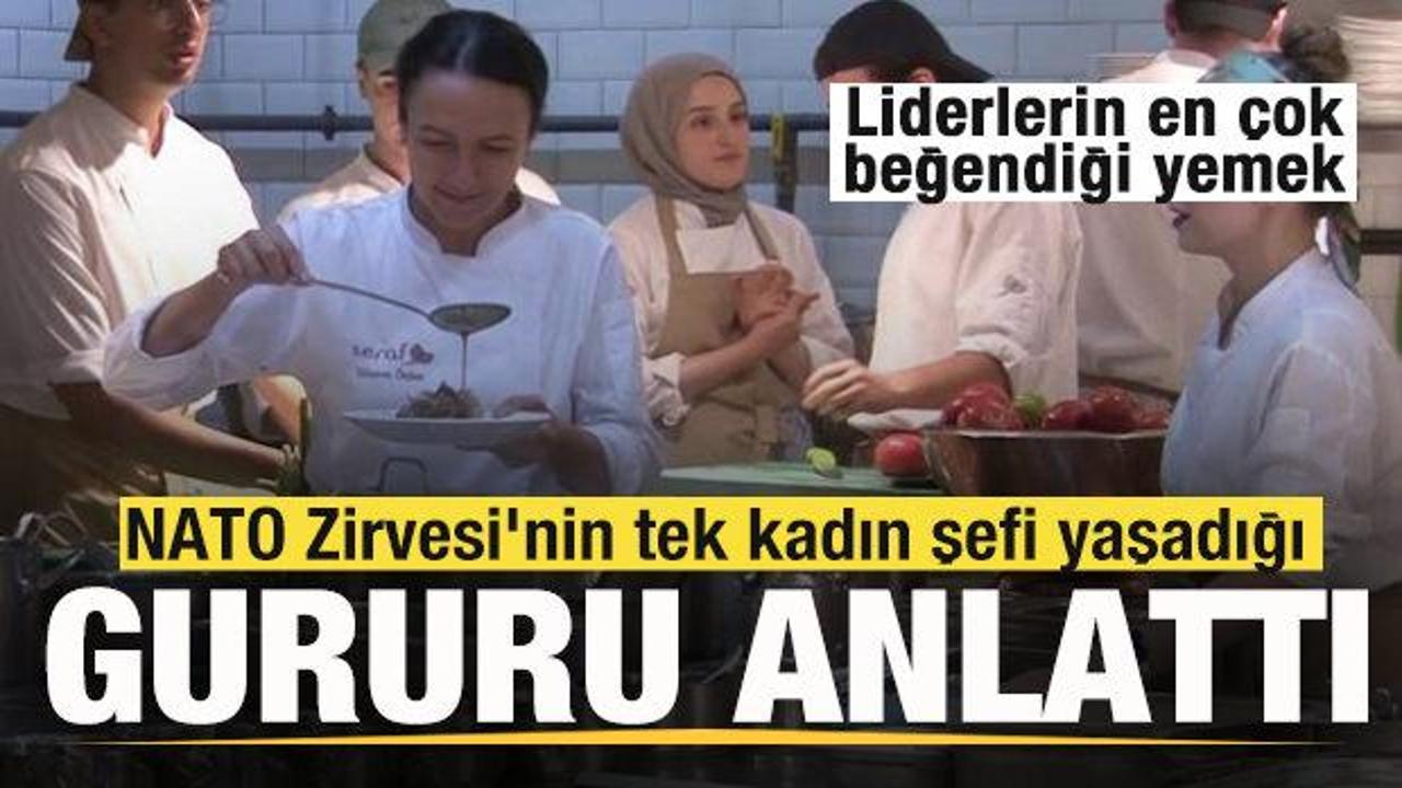 NATO Zirvesi'nin tek kadın şefi Sinem &Ouml;zler anlattı! Liderler en &ccedil;ok hangi yemeği beğendi?