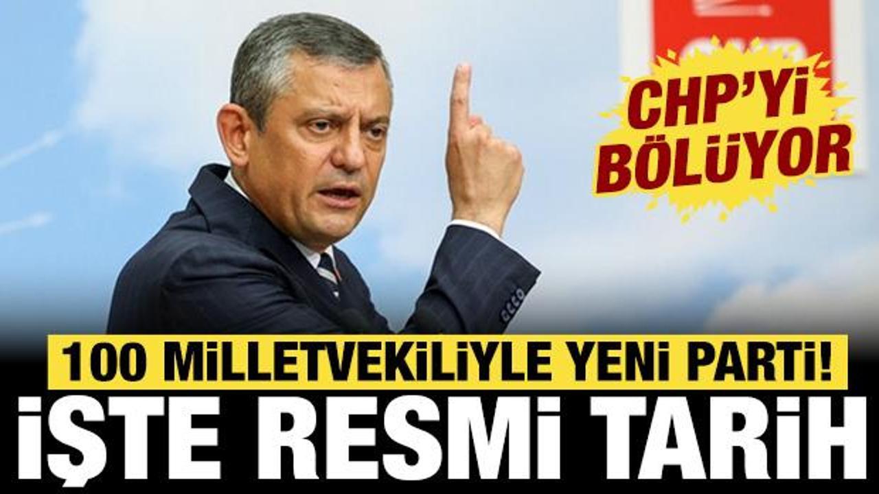&Ouml;zg&uuml;r &Ouml;zel cephesinden resmi tarih verildi: 100 milletvekiliyle yeni parti!