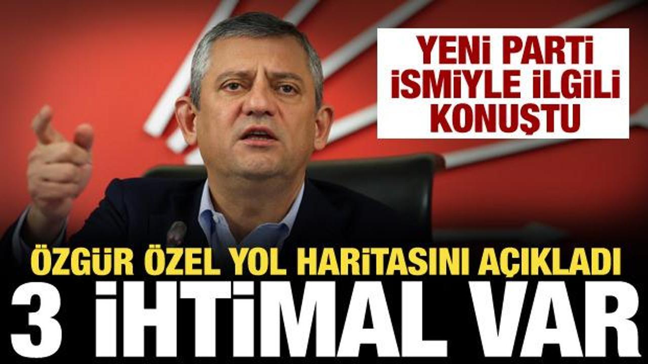 &Ouml;zg&uuml;r &Ouml;zel'den yeni parti iddialarına ilk yanıt! Yol haritasını a&ccedil;ıkladı