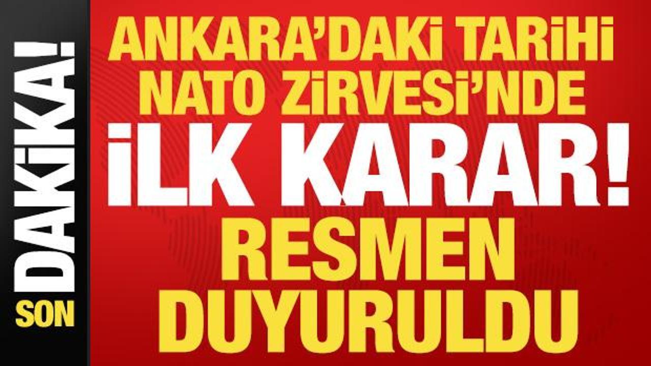 Son dakika haberi: Ankara'daki tarihi NATO zirvesinden ilk karar! Rutte resmen duyurdu...