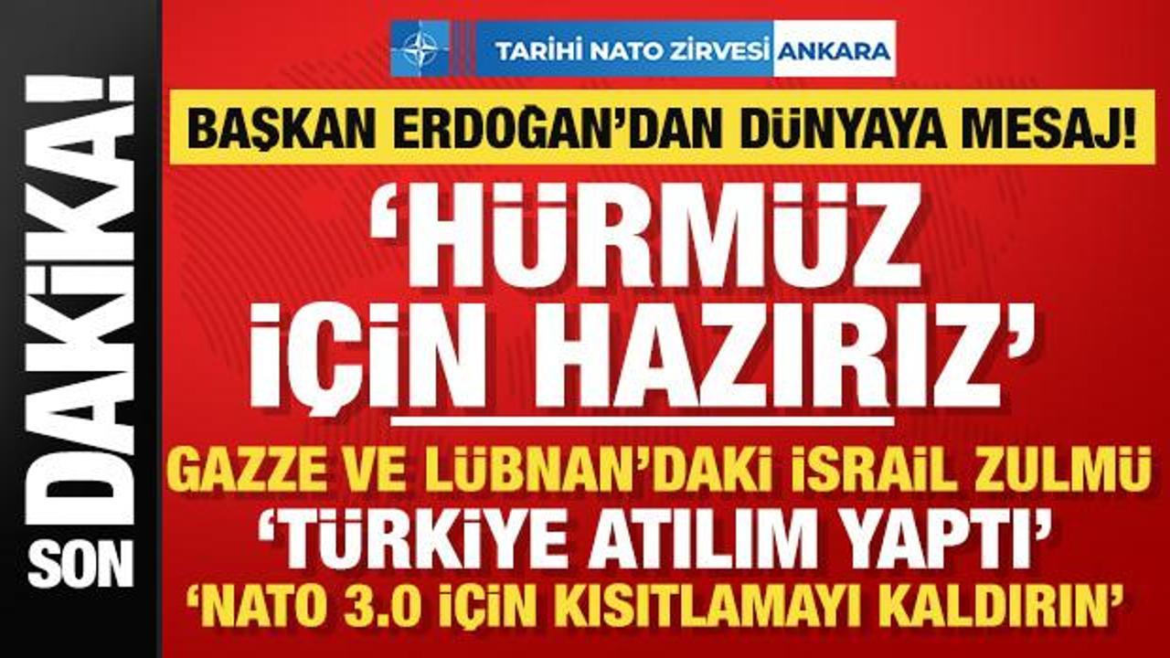Zirvenin en kritik konuşması: Erdoğan'dan NATO'nun geleceğine T&uuml;rkiye imzası!