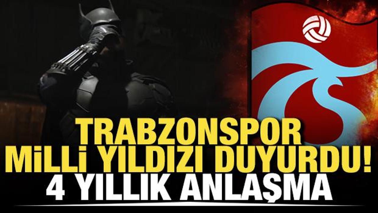 Trabzonspor, milli yıldızı duyurdu! 4 yıllık anlaşma