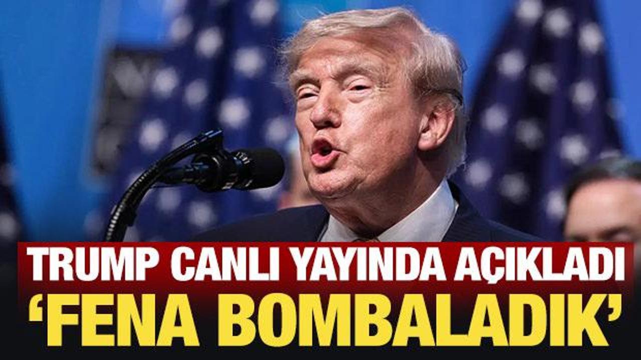 Trump'tan son dakika H&uuml;rm&uuml;z Boğazı mesajı: Onları fena bombaladık!