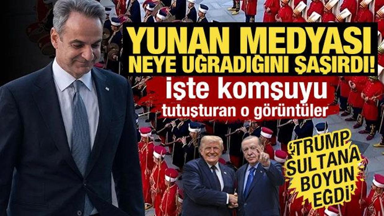 Yunan medyası neye uğradığını şaşırdı! İşte komşuyu tutuşturan o g&ouml;r&uuml;nt&uuml;ler