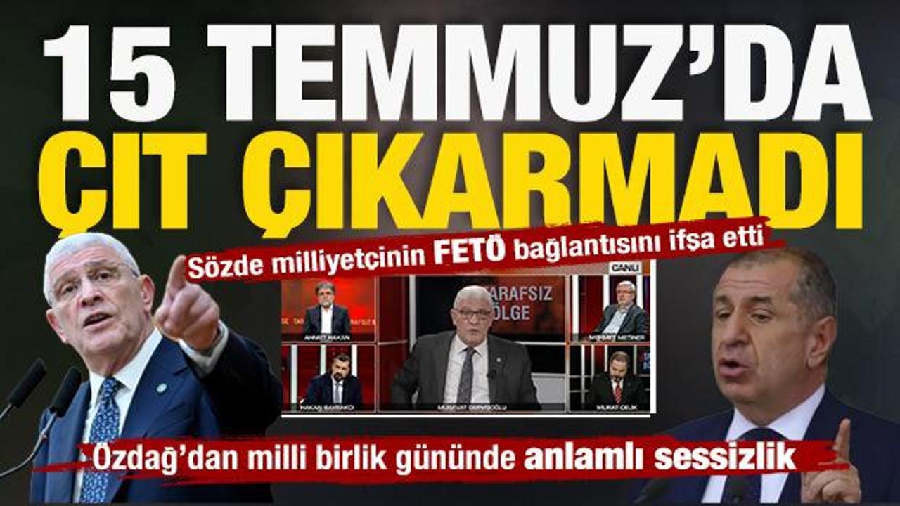 15 Temmuz suskunluğu maskesini d&uuml;ş&uuml;rd&uuml;: &Ouml;zdağ'ın FET&Ouml; bağlantıları yeniden g&uuml;ndemde