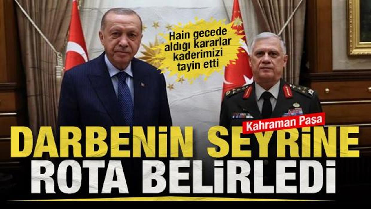 Orgeneral Ümit Dündar'ın 15 Temmuz darbe girişimi sırasındaki rolünü anlatan haber görseli.