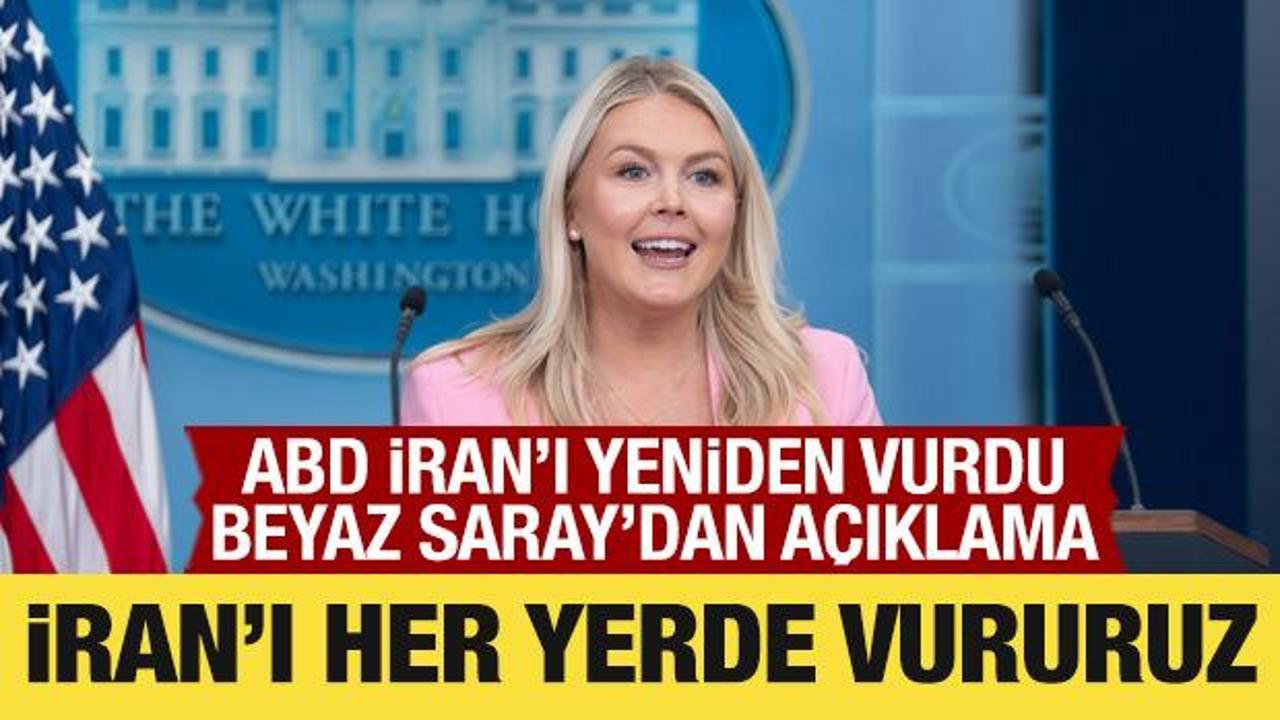 ABD, İran'ı f&uuml;zelerle vurmuştu: Beyaz Saray'dan a&ccedil;ıklama geldi