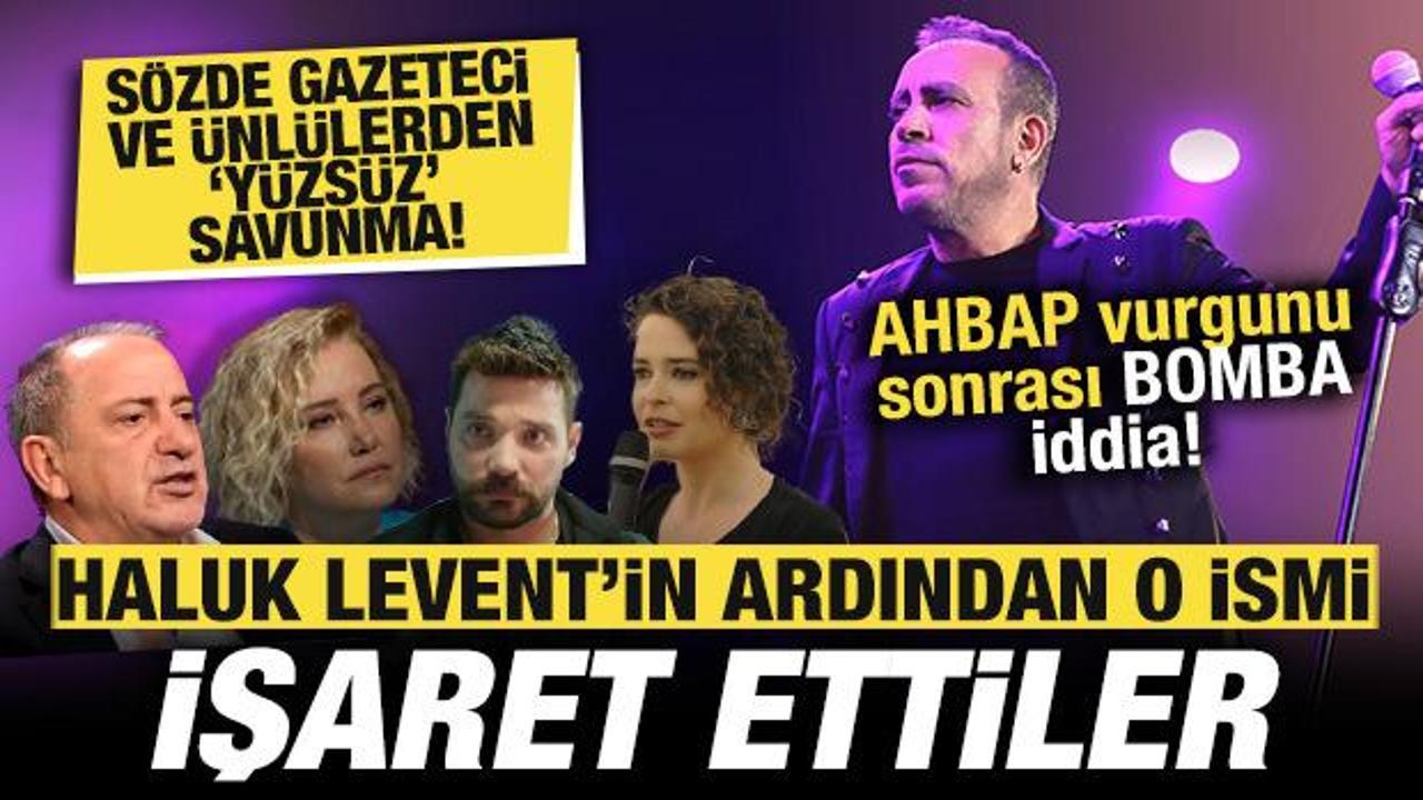 AHBAP vurgunu sonrası bomba iddia! Haluk Levent sonrası o ismi işaret ettiler
