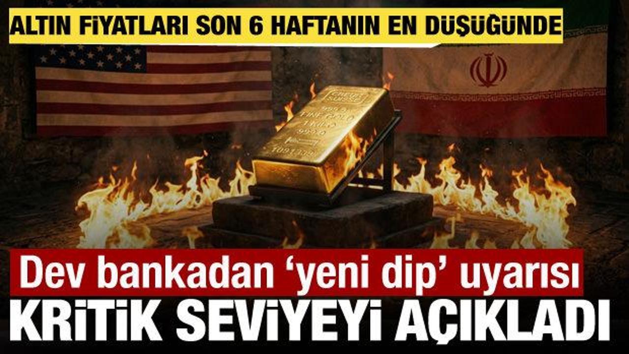 Altında sert &ccedil;&ouml;k&uuml;ş! Son 6 haftanın en k&ouml;t&uuml;s&uuml;: Dev bankadan 'yeni dip' uyarısı geldi