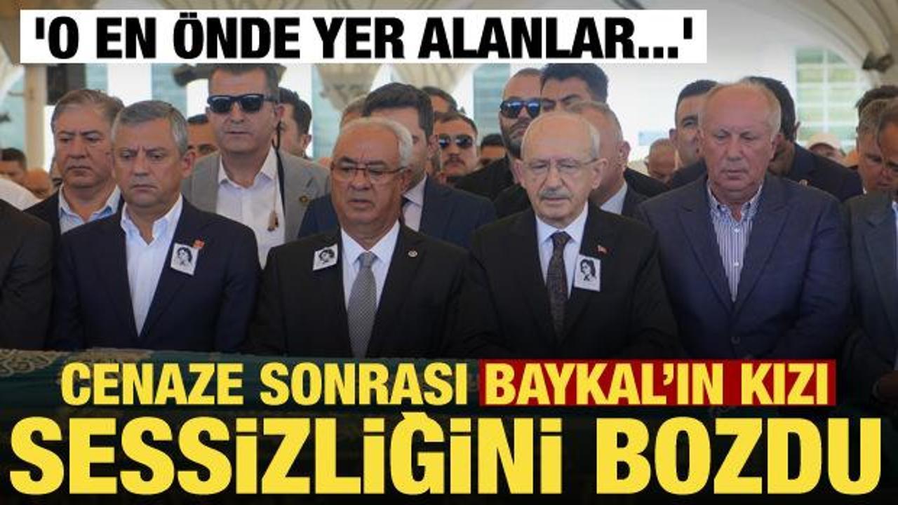 Aslı Baykal'dan cenaze sonrası Kılı&ccedil;daroğlu ve &Ouml;zel'e g&ouml;nderme: En &ouml;nde yer alanlar...