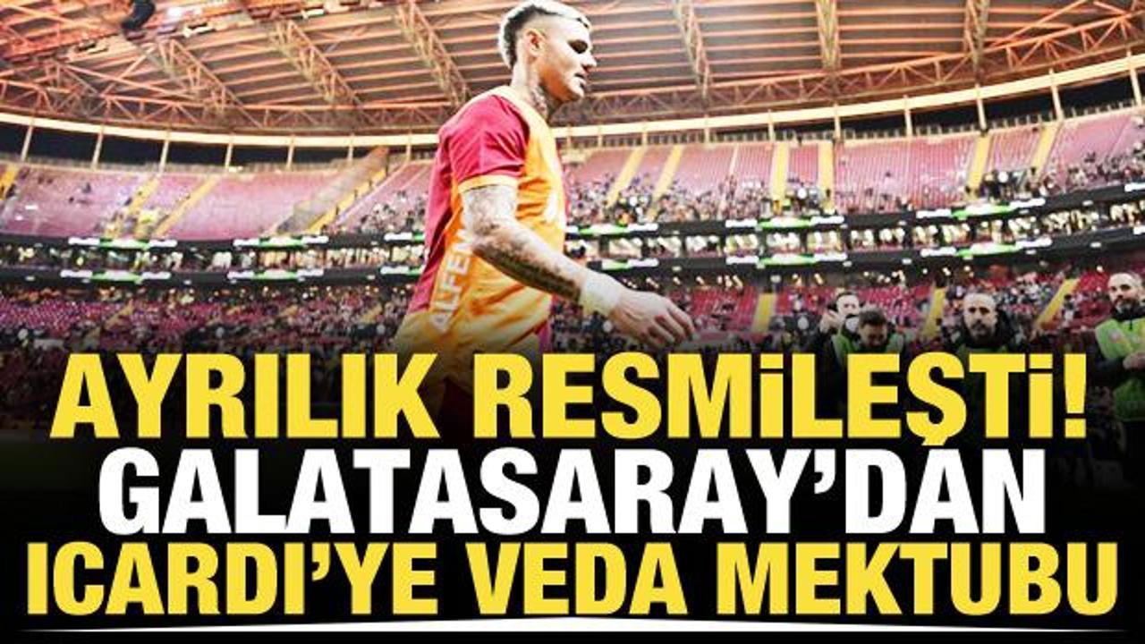 Ayrılık resmileşti! Galatasaray Icardi'ye duygusal veda