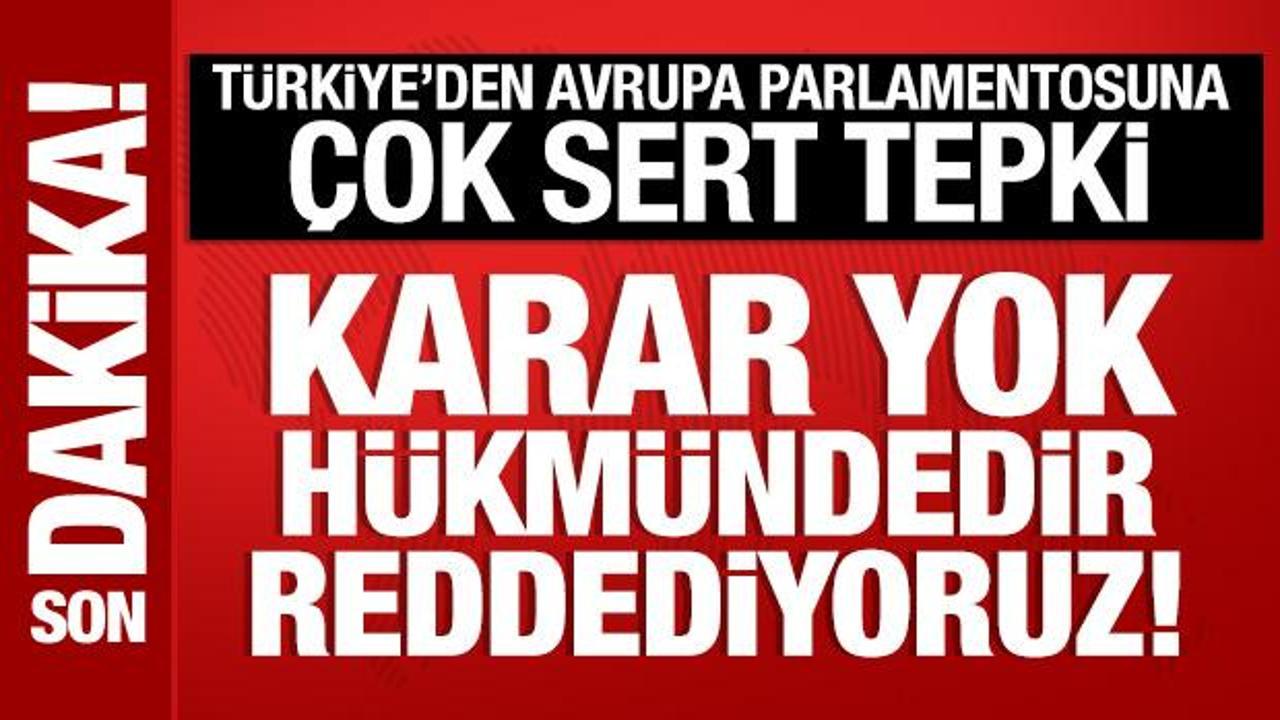 Cevdet Yılmaz'dan Avrupa Parlamentosuna sert tepki: Karar yok h&uuml;km&uuml;ndedir!