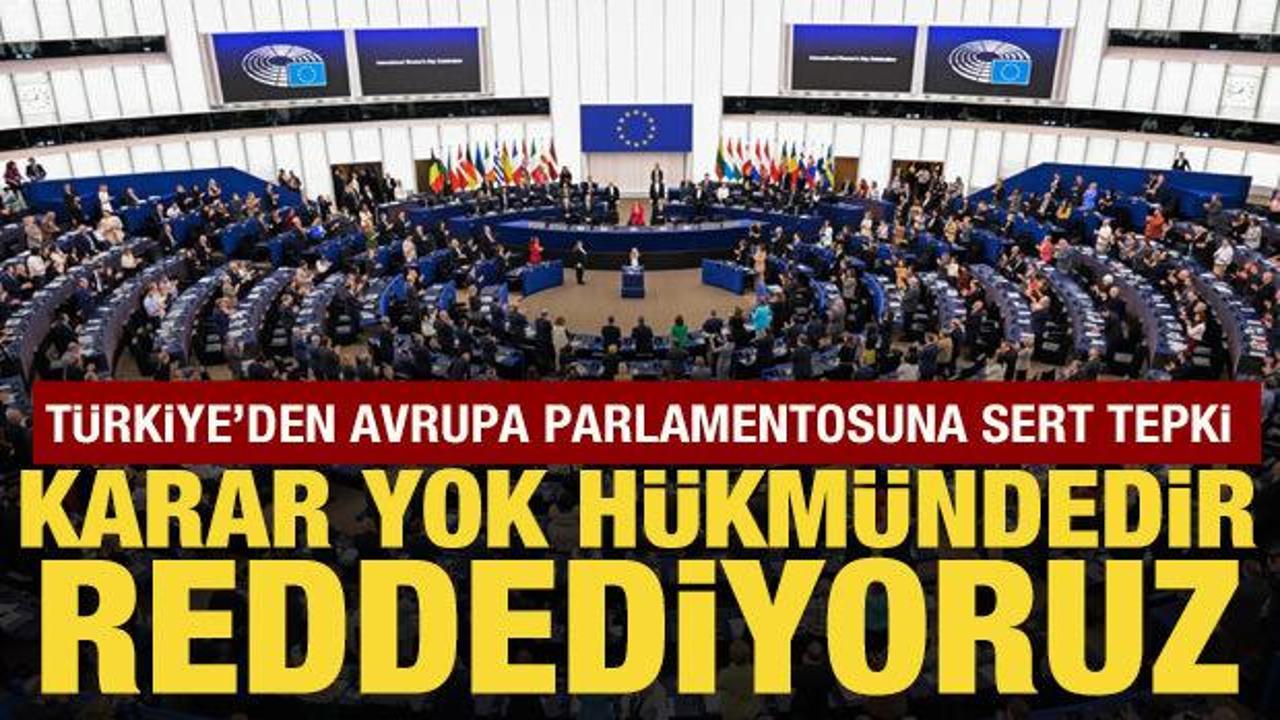 Cevdet Yılmaz'dan Avrupa Parlamentosuna sert tepki: Karar yok h&uuml;km&uuml;ndedir!