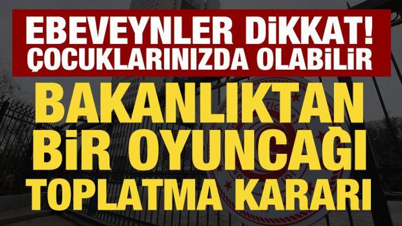Dikkat! &Ccedil;ocuklarınızda olabilir: Bakanlıktan 'peluş kaz' oyuncağını toplatma kararı