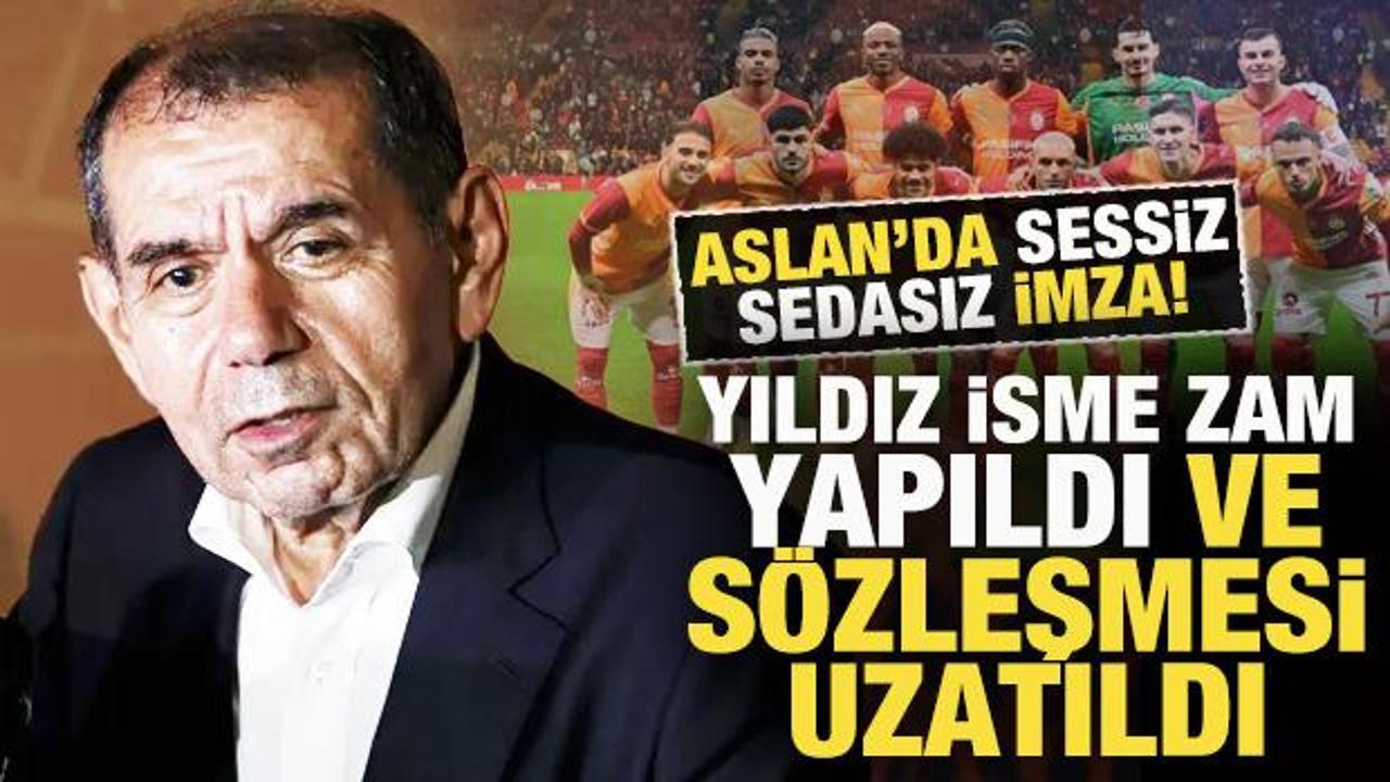 Galatasaray'da sessiz sedasız imza! Yıldız isme zam yapıldı ve s&ouml;zleşmesi uzatıldı