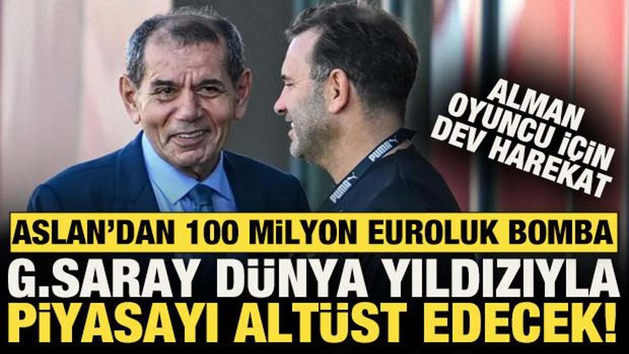 Galatasaray'dan 100 milyon euroluk bomba! Cimbom transfer piyasasını alt&uuml;st edecek