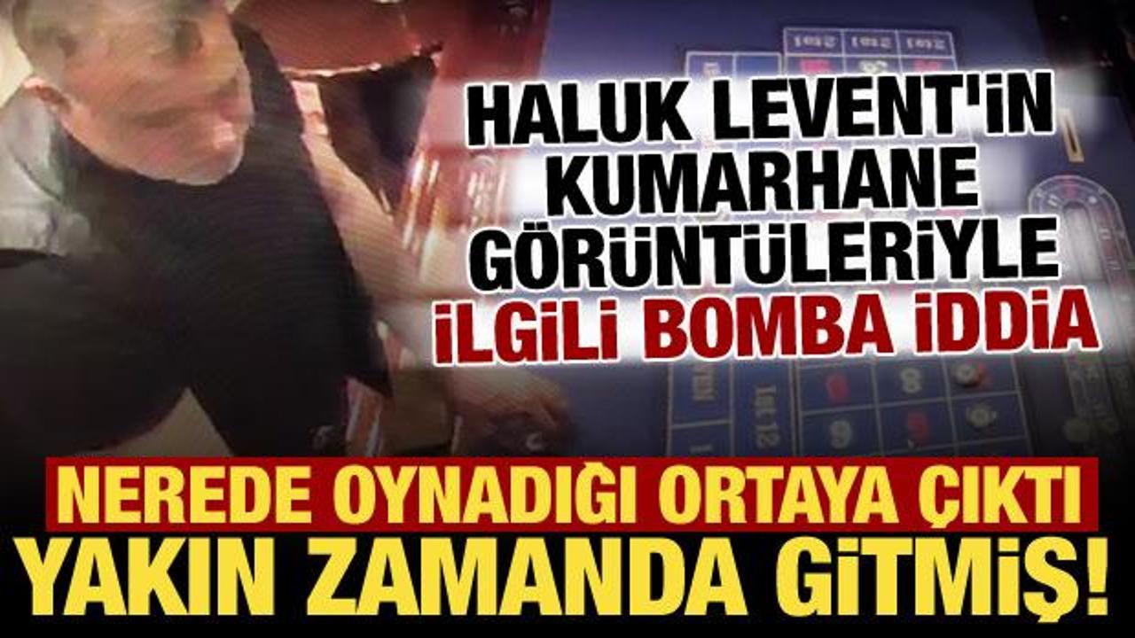Haluk Levent'in kumarhane fotoğrafının perde arkası ortaya &ccedil;ıktı!