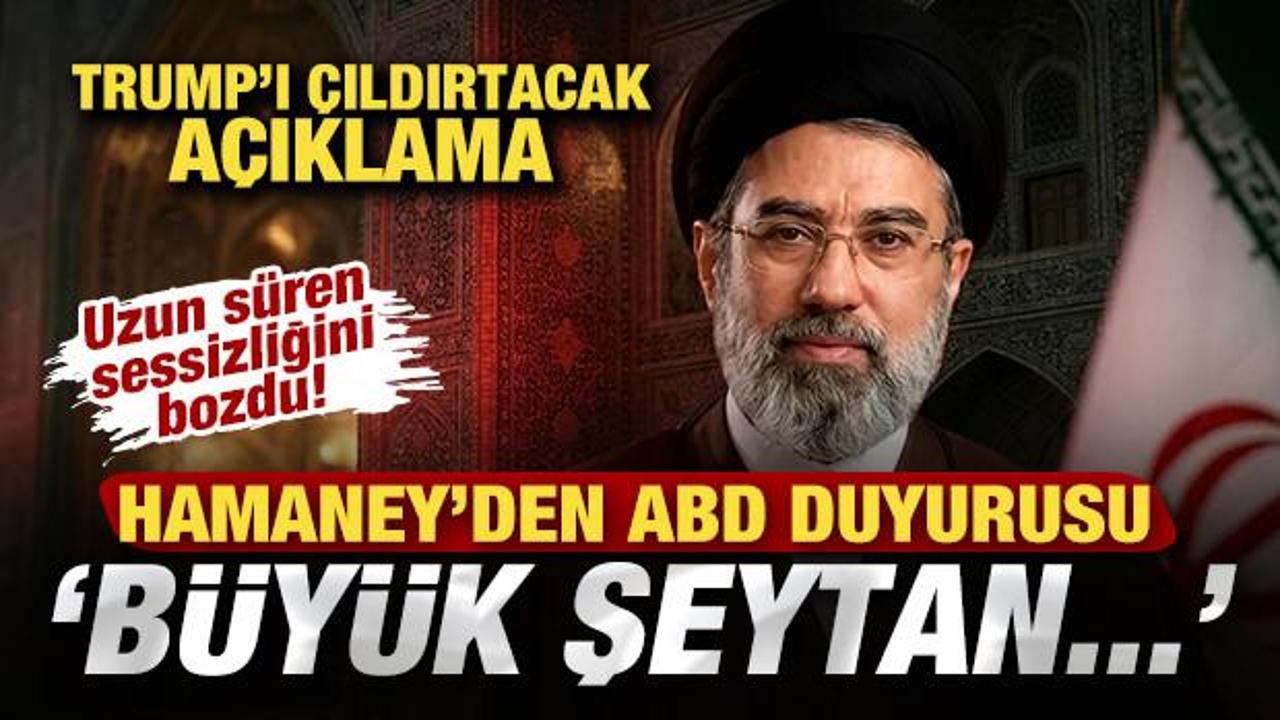 İran lideri Hamaney'den son dakika ABD duyurusu! Trump'ı &ccedil;ıldırtacak a&ccedil;ıklama