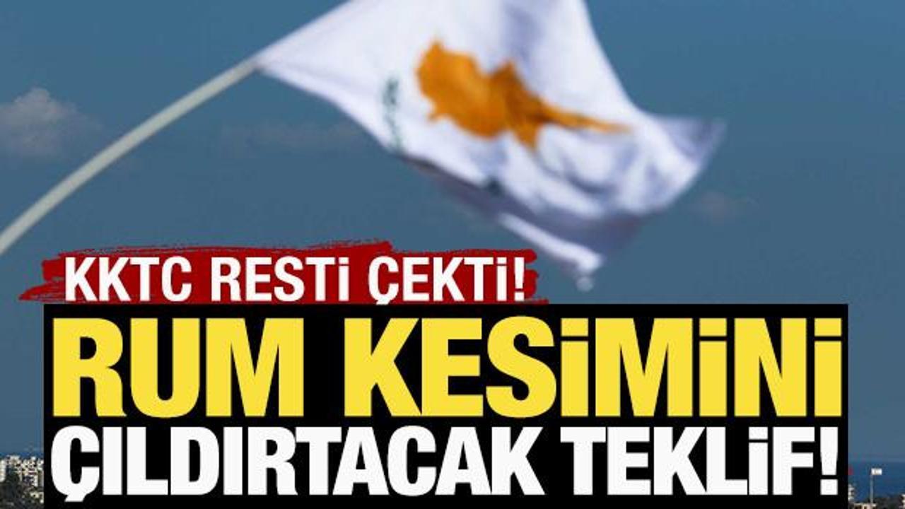 KKTC resti çekti! Rum kesimini çıldırtacak teklif