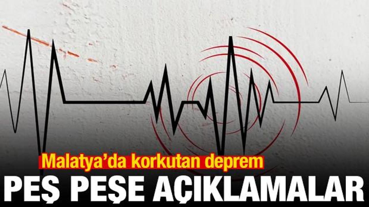 Malatya'da 5 b&uuml;y&uuml;kl&uuml;ğ&uuml;nde deprem