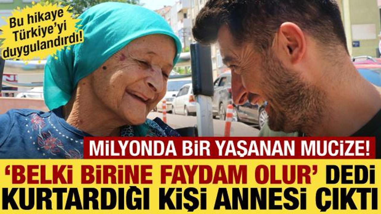 Milyonda bir yaşanan mucize! 6 yıl &ouml;nce yaptığı bağış, annesinin hayatını kurtardı!