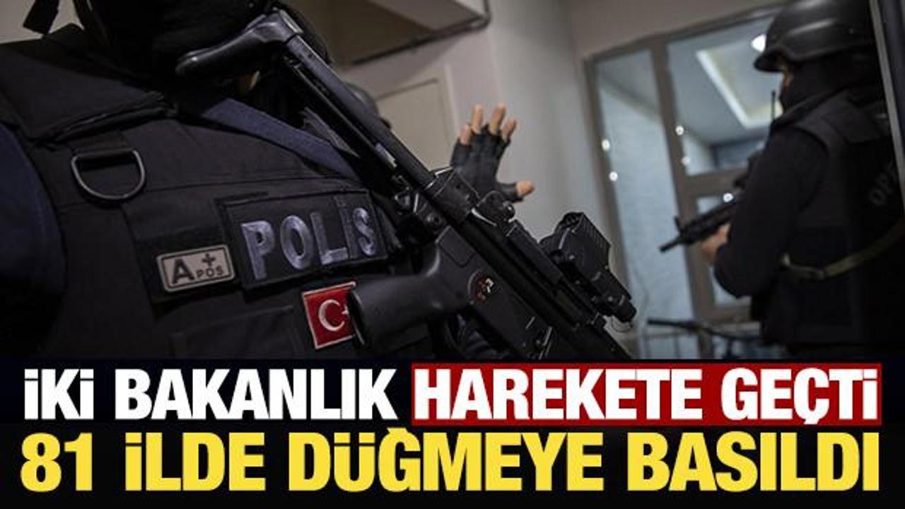 Son Dakika... FET&Ouml;'ye 81 ilde dev operasyon: 968 g&ouml;zaltı