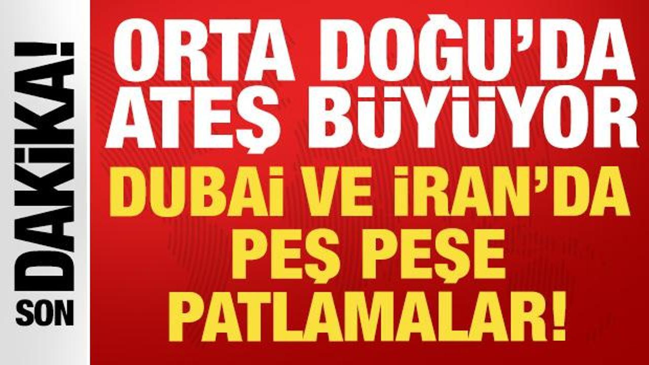 İran ve ABD arasındaki gerilim tırmanırken Dubai'de patlama sesleri duyulduğu bildirildi.
